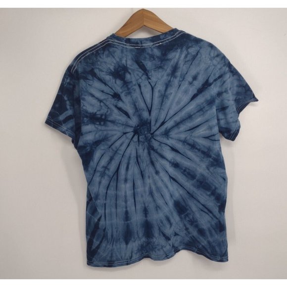 Diamond Supply Co Tie Dye Distressed Palm Trees Sunset Skate Blue T-Shirt Mens M - Picture 3 of 4